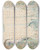 Triptych art skateboard deck of William Blake Pl 24 Nurses Song by William Blake (1757-1827)