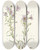 Triptych art skateboard deck of Mary Vaux Walcott Prairie Aster Aster Campestris by Mary Vaux Walcott (1860-1940)