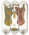 Triptych art skateboard deck of Fedor Grigoryevich Solntsev Kolchan by Fedor Grigoryevich Solntsev (1801-1892)