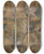 Triptych art skateboard deck of Gabriel De Saintaubin Allegory Of Louis Xv As Patron Of The Arts With Paintings And Sculpture From The Salon Of 1769 by Gabriel de Saint-Aubin (1724-1780)