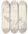 Triptych art skateboard deck of William Simpson Musicians Amritsar by William Simpson (1823-1899)