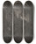 Triptych art skateboard deck of Rembrandt Van Rijn Woman At A Hatch Door Talking To A Man And Children The Schoolmaster by Rembrandt Van Rijn (1606-1669)