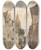Triptych art skateboard deck of Thomas Shotter Boys View Of Issy A Street In Issylesmoulineaux Seine by Thomas Shotter Boys (1803-1874)