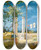 Triptych art skateboard deck of Peder Mrk Mnsted Summer In Capri by Peder Mork Monsted (1859-1941)