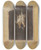 Triptych art skateboard deck of Cornelius Norbertus Gijsbrechts Trompe Loeil Board Partition With A Still Life Of Two Dead Birds Hanging On A Wall by Cornelius Norbertus Gijsbrechts (1630-1675)