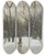 Triptych art skateboard deck of Anton Mauve Winter In The Scheveningen Woods by Anton Mauve (1838-1888)