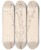 Triptych art skateboard deck of Louis Antoine Cusin Herbier De La Flore Franaise Pl0373 by Louis Antoine Cusin (1824-1901)