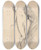 Triptych art skateboard deck of Ludvig Karsten Stende Kvinneakt_3 by Ludvig Karsten (1876-1926)