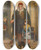 Triptych art skateboard deck of Thomas Faed A Poor Beggar Bodie by Thomas Faed (1826-1900)