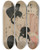 Triptych art skateboard deck of Kitagawa Utamaro Ii The Lovers Okiku And Kozuke From The Series An Elegant Comparison Of Charming Features by Kitagawa Utamaro Ii (1831)