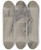 Triptych art skateboard deck of Jzef Simmler Davids Robe Study To The Painting King David Playing The Harp by Jozef Simmler (1823-1868)
