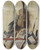 Triptych art skateboard deck of Cornelius Norbertus Gijsbrechts Trompe Loeil With Violin Music Book And Recorder by Cornelius Norbertus Gijsbrechts (1630-1675)