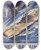 Triptych art skateboard deck of Frank Wootton Help Britain Finish The Job by Frank Wootton (1911-1998)