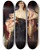 Triptych art skateboard deck of John Singer Sargent Portrait Of Helen Vincent Viscountess Dabernon by John Singer Sargent (1856-1925)