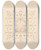 Triptych art skateboard deck of James Wyatt Drawings For Ceilings And Wall Elevations by James Wyatt (1746-1813)