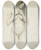 Triptych art skateboard deck of Frank Duveneck Female Nude by Frank Duveneck (1848-1919)