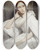 Triptych art skateboard deck of Ary Scheffer Portrait Of Sophie Marin Widow Of Lieutenant General Baudrand by Ary Scheffer (1795-1858)