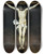 Triptych art skateboard deck of Alonso Cano Cristo Crucificado by Alonso Cano (1601-1667)