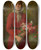 Triptych art skateboard deck of Alexei Harlamoff Old Lace And Young Dreams by Alexei Harlamoff (1840-1925)