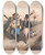 Triptych art skateboard deck of Henry Thomas Alken Sporting Satirist_8 by Henry Thomas Alken (1785-1851)