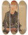 Triptych art skateboard deck of Egon Schiele Sitzender Bub Mit Gefalteten Hnden by Egon Schiele (1890-1918)