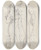 Triptych art skateboard deck of John Flaxman Bacchus Standing Leaning On A Faun by John Flaxman (1755-1826)