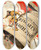 Triptych art skateboard deck of Eric Rohman The Hunchback Of Notre Dame by Eric Rohman (1891-1949)