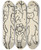 Triptych art skateboard deck of Josef Apek I Had A Dog And A Cat Pl 36 by Josef apek (1887-1945)