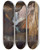 Triptych art skateboard deck of Grafton Tyler Brown View Of The Lower Falls Grand Canyon Of The Yellowstone_2 by Grafton Tyler Brown (1841-1918)