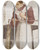 Triptych art skateboard deck of Eero Jrnefelt Weighing The Pike_1 by Eero Jarnefelt (1863-1937)