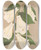Triptych art skateboard deck of Charles Antoine Lemaire Lapageria Rosea R Etp Var Albiflora by Charles Antoine Lemaire (1800-1871)