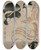 Triptych art skateboard deck of Kitagawa Utamaro Fond Of Noise From The Series Eight Views Of Favorite Things Of Todays World by Kitagawa Utamaro (1753-1806)