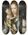 Triptych art skateboard deck of Luis De Morales Badajoz The Virgin And Child Or La Virgn Del Sombrero by Luis De Morales (1520-1586)