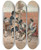 Triptych art skateboard deck of Joaqun Agrasot A Rest During The Bullfight by Joaquin Agrasot (1836-1919)
