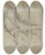 Triptych art skateboard deck of Annibale Carracci Satyr Holding A Roundel by Annibale Carracci (1560-1609)