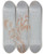 Triptych art skateboard deck of Francesco Lorenzi Drapery Study_14 by Francesco Lorenzi (1723-1787)