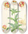 Triptych art skateboard deck of Walter Hood Fitch Lilium Californicum by Walter Hood Fitch (1817-1892)