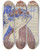 Triptych art skateboard deck of Leo Gestel Ontwerp Voor De Afiche Van De 19E Jaarlijkse Tentoonstelling Van Vereening St Lukas In Het Stedelijk Museum Te Amsterdam by Leo Gestel (1881-1941)