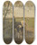 Triptych art skateboard deck of Anton Mauve De Melkbocht by Anton Mauve (1838-1888)