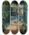 Triptych art skateboard deck of Joaqun Sorolla Court Of The Dances Alczar Sevilla by Joaquin Sorolla (1863-1923)