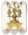 Triptych art skateboard deck of Fedor Grigoryevich Solntsev Serebrianyi Pozolochenyi Sudok Prislanyi V Dar Ot Shvedskago Korolia V 1644 G by Fedor Grigoryevich Solntsev (1801-1892)