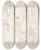 Triptych art skateboard deck of Nicaise De Keyser Figures From The Time Of Philip The Handsome by Nicaise De Keyser (1813-1887)