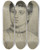 Triptych art skateboard deck of Jozef Hanula A Study Of A Portrait Of A Girl by Jozef Hanula (1863-1944)