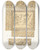 Triptych art skateboard deck of Fedor Grigoryevich Solntsev Ocherki Rezby Po Slonovoi Kosti Na Trone Ioanna Iii Izobrazhenie 9 by Fedor Grigoryevich Solntsev (1801-1892)