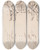 Triptych art skateboard deck of Sawrey Gilpin Skeletal Drawing And Leg Studies Of Cattle by Sawrey Gilpin (1733-1807)