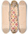 Triptych art skateboard deck of Lon Bakst Peasant Girl In Bast Shoes by Leon Bakst (1866-1924)