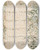 Triptych art skateboard deck of William Blake Pl 26 A Cradle Song by William Blake (1757-1827)