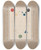 Triptych art skateboard deck of David Humbert De Superville Plaat I Van Het Essai Signes Sensibles by David Humbert De Superville (1770-1849)