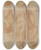 Triptych art skateboard deck of Matteo Rosselli A Male Nude Half Reclining by Matteo Rosselli (1578-1650)