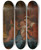 Triptych art skateboard deck of Nicolas Poussin The Rest On The Flight Into Egypt_2 by Nicolas Poussin (1594-1665)